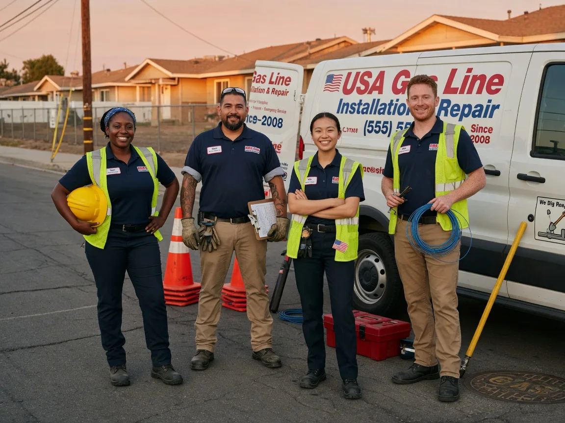 Gas Line Installation company in New Ulm, TX